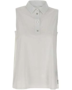 Rrd Sleeveless Polo Shirt - White