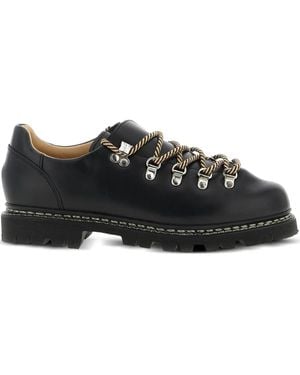 Paraboot Clusaz Rounded Toe Boots - Black