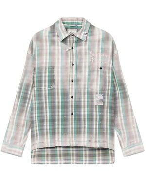 Maison Mihara Yasuhiro Check Shirt - Natural