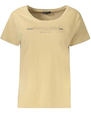 Freddy Rhinestone-Embellished T-Shirt - Natural