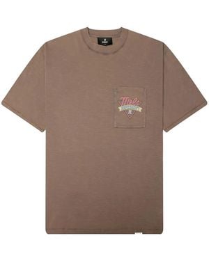 Represent X Mel's Diner Pocket Graphic T-Shirt - Brown