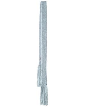 Essentiel Antwerp Bufanda De Punto Con Ribete De Flecos - Blanco
