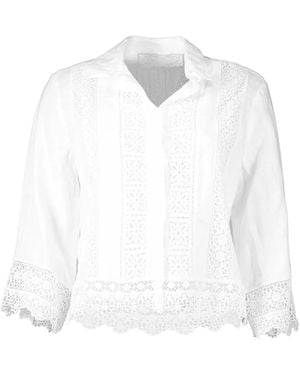 Temptation Positano Natissa Broderie-Anglaise Shirt - White