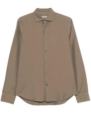 Canali Buttoned Shirt - Natural
