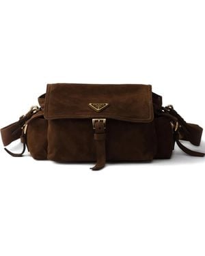Prada Mittelgroßer Explore Tote Bag - Braun