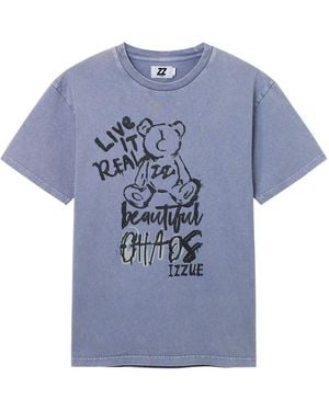 Izzue Graphic T-Shirt - Blue