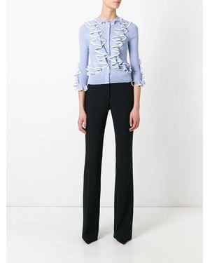 McQueen Cardigan Mit Rüschen - Blau