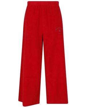 MM6 by Maison Margiela Pantalon De Jogging En Coton - Red