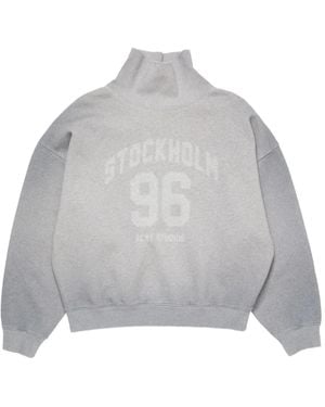 Acne Studios ハイネック スウェットシャツ - グレー