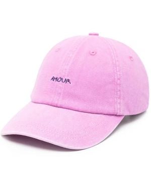 Maison Labiche Amour Baseball Cap - Pink