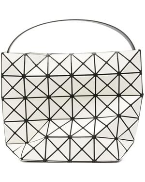 Issey Miyake Handtasche mit geometrischem Muster - Weiß