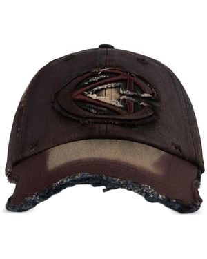 CAMPERLAB Distressed Patch Cap - Black