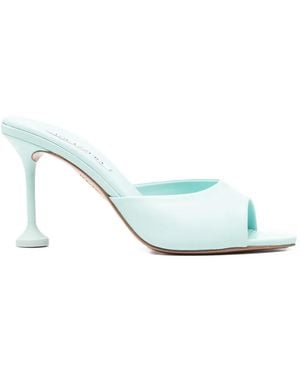 Aquazzura Pointed Heeled Sandals - White