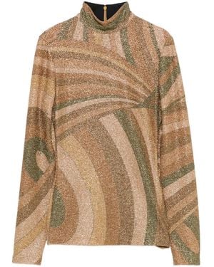 PUCCI Printed Top - Brown