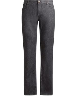 Etro Jean À Appliqué Pegaso - Gris