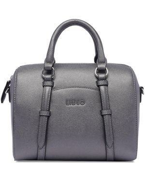 Liu Jo Handtasche Mit Logo-Schriftzug - Grau