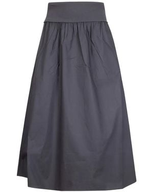 Samsøe & Samsøe Sathea Flared Skirt - Blue
