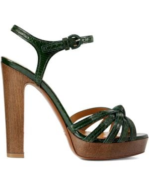 Ralph Lauren 125Mm Kieran Sandals - Black