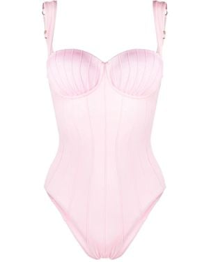 Noire Swimwear バルコネット ワンピース水着 - ピンク