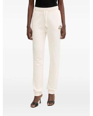 ARMANI EXCHANGE Pantalones con detalle del logo - Blanco