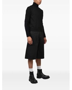 EPHMRL Contrast-Sleeve Turtleneck Jumper - Black