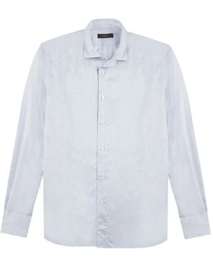 Glanshirt Klassisches Hemd - Weiß