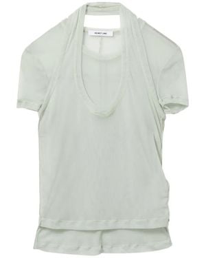 Helmut Lang Short-Sleeved Top - Grey