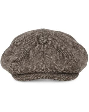 Barbour Winston Baker Boy Cap - Grey