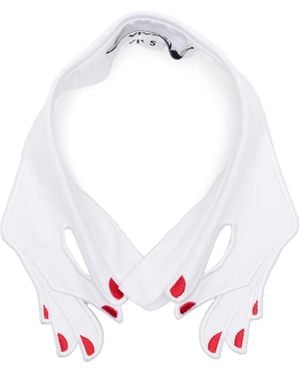 Vivetta Hand Collar - White
