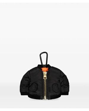 Alpha Industries Ma-1 Bomber Jacket-Style Coin Purse - Black