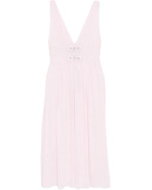 Cynthia Rowley Amelie Midi Dress - Pink