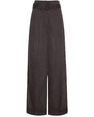 Adam Lippes Cotton Pants - Gray