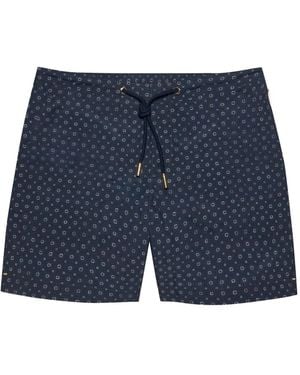 Orlebar Brown Bulldog Badeshorts Mit Kordelzug - Blau