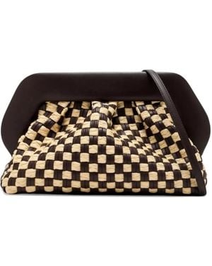 THEMOIRÈ Tia Woven Cross Body Bag - Black