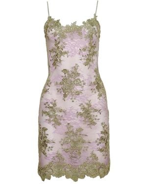 Roberta Einer Kleid Mit Spitzendetail - Natur
