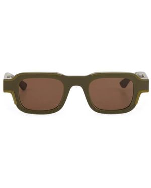 Thierry Lasry Dusty Rectangular-Frame Sunglasses - Grey