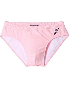 Jacquemus Le Slip De Plage Swimming Trunks - Pink