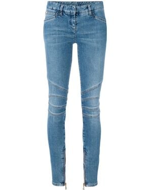 Balmain Skinny Biker Jeans - Blue