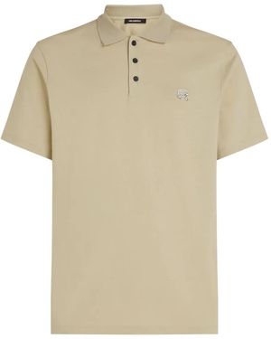 KARL LAGERFELD Polo Ikon - Neutre