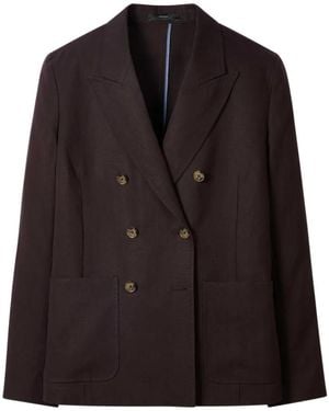 Paul Smith Double-Breasted Blazer - Black