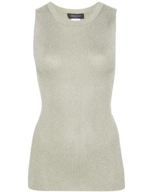 Fabiana Filippi Ribbed-Knit Tank Top - Natural