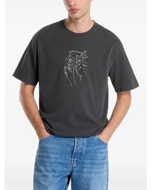 Samsøe & Samsøe T-Shirt Sagiles À Imprimé Graphique - Grey