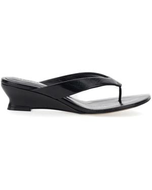 Le Monde Beryl Wedge Thong Trainers - White