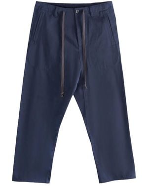Uma Wang Drawstring Pocket Trousers - Blue