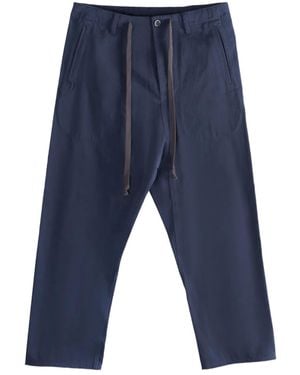 Uma Wang Drawstring Pocket Trousers - Blue