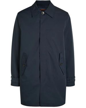 Paul Smith Button-Detail Coat - Blue