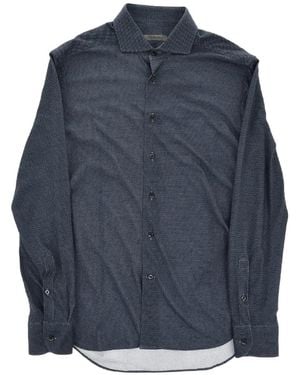 Corneliani Button-Down Shirt - Blue