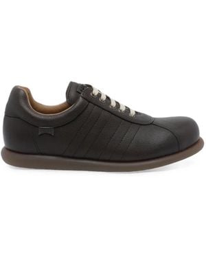 Camper Pelotas Leather Low-Top Sneakers - Black