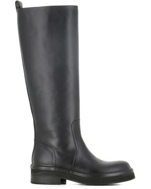 Roberto Del Carlo Leather Boots - Black