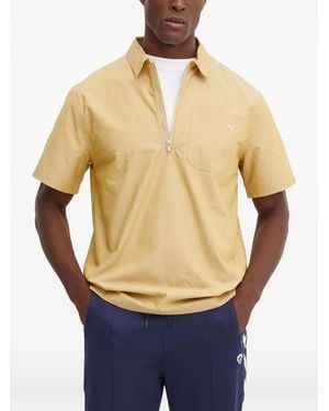 PUMA Logo-Embroidered Polo Shirt - Blue